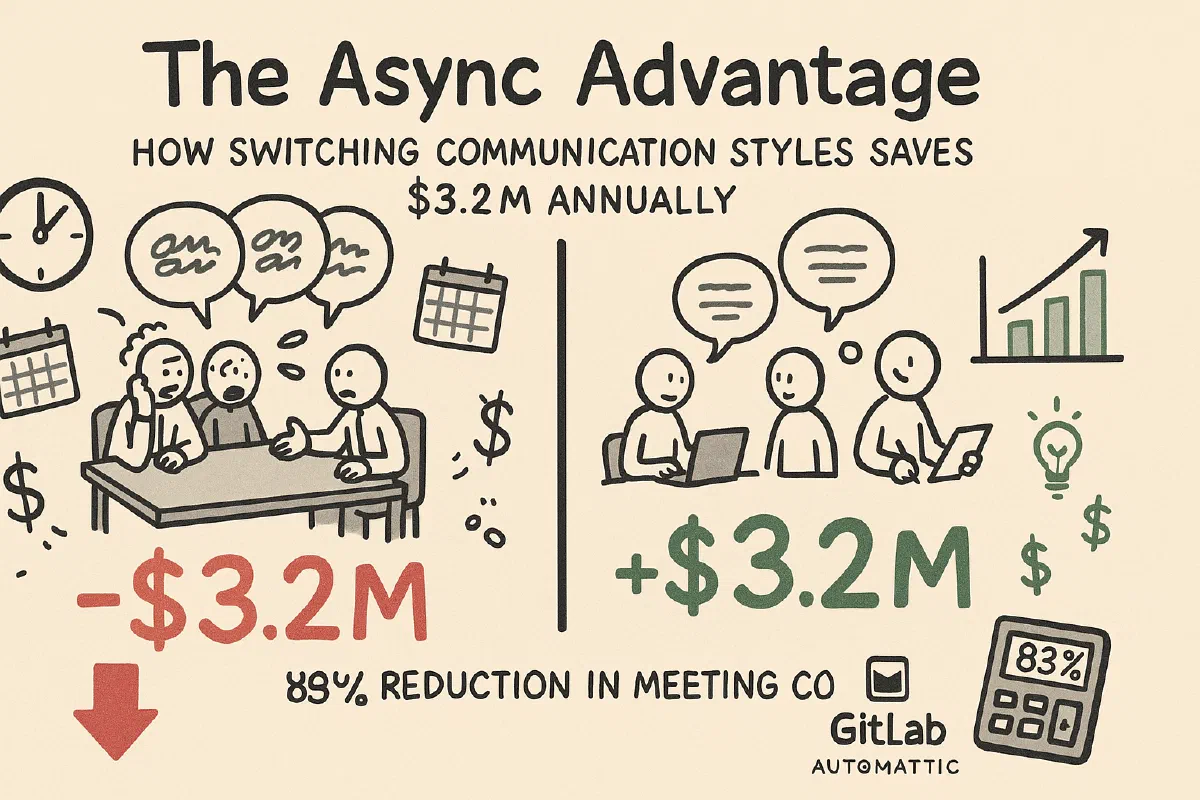 The Async Advantage: How Switching Communication Styles Saves $3.2M Annually