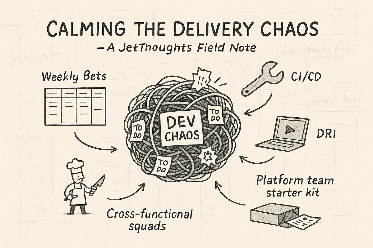 Calming the Delivery Chaos (A JetThoughts Field Note)