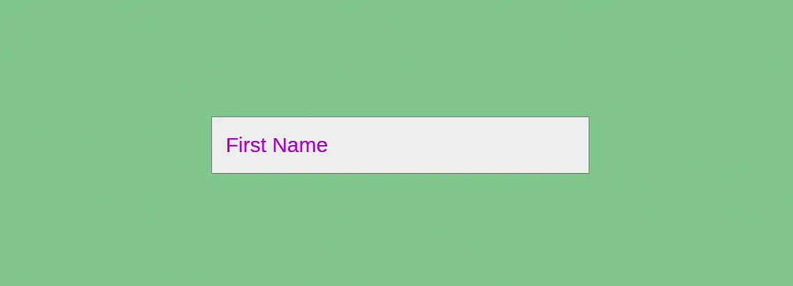 Change input's placeholder color with CSS