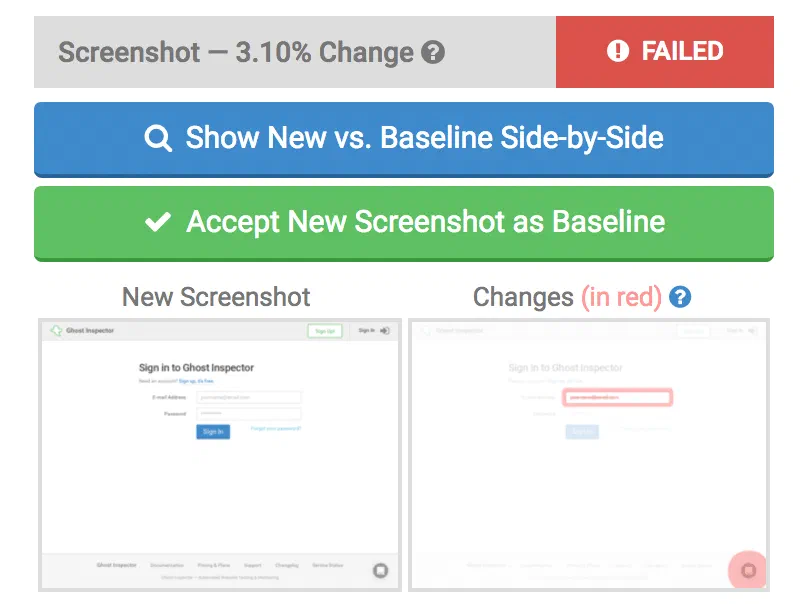 Cheap tests with Ghost Inspector