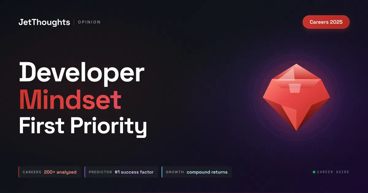 The Developer Mindset: Why It's the First and Most Important Thing for Success