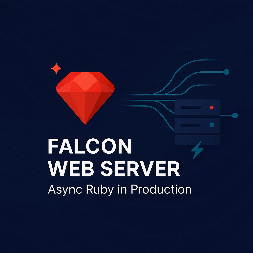 Falcon, the fiber-based async Rack server for Ruby, running a Rails app in production