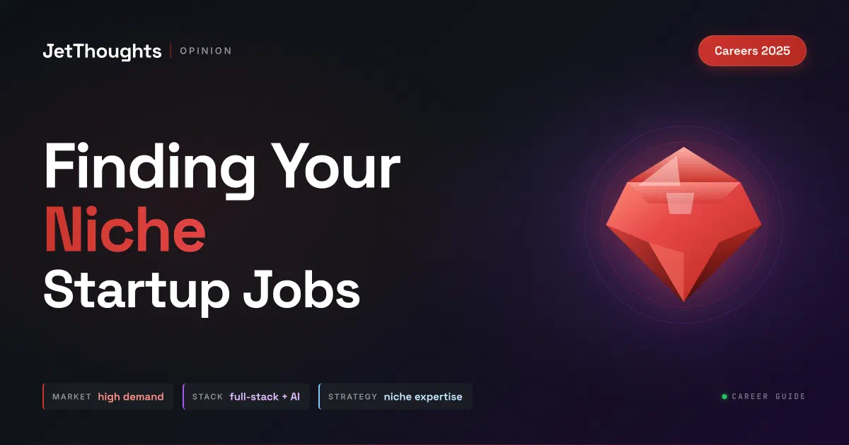 Finding Your Niche: Software Developer Startup Jobs in 2025