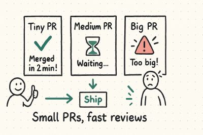 Small PRs, fast reviews