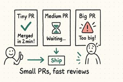 Small PRs, fast reviews