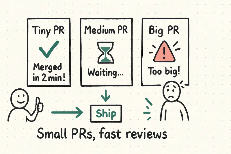 Small PRs, fast reviews