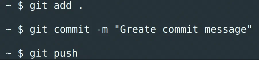 Git minimum for effective project development