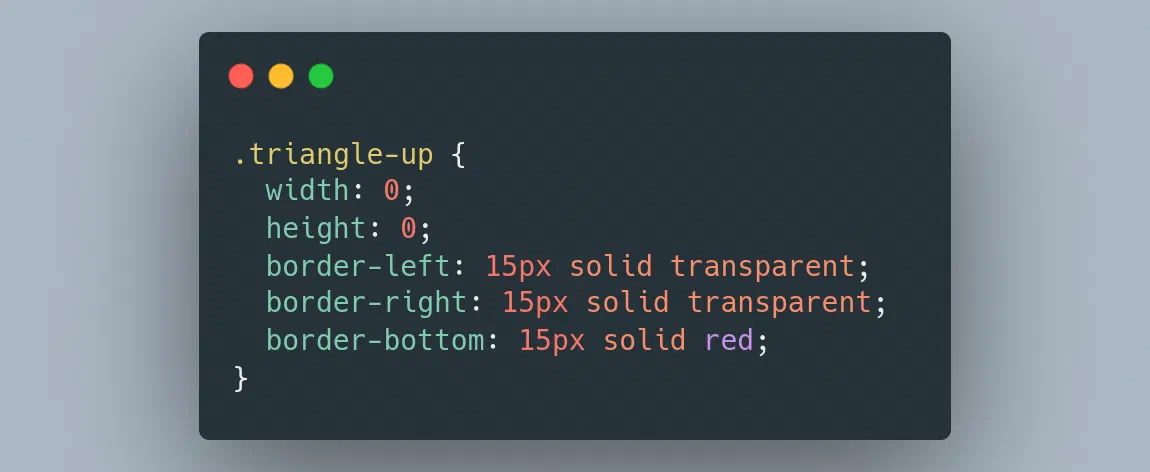 Create a Triangle in Pure CSS - No JavaScript