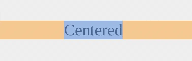 How to horizontally center an element without Flex