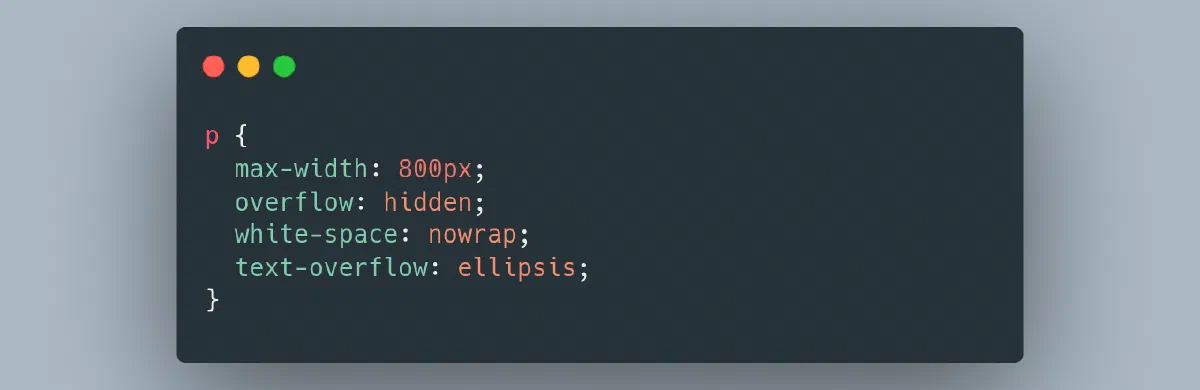 How to make truncate text in CSS