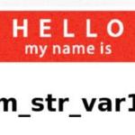 How To Name Variables And Methods In Ruby