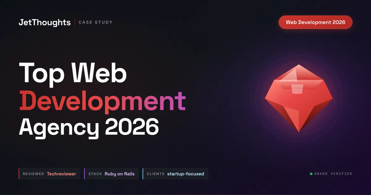 JetThoughts Named Among the Top Web Development Agencies by Techreviewer