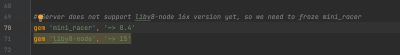 Add direct dependency to add constraint for indirect