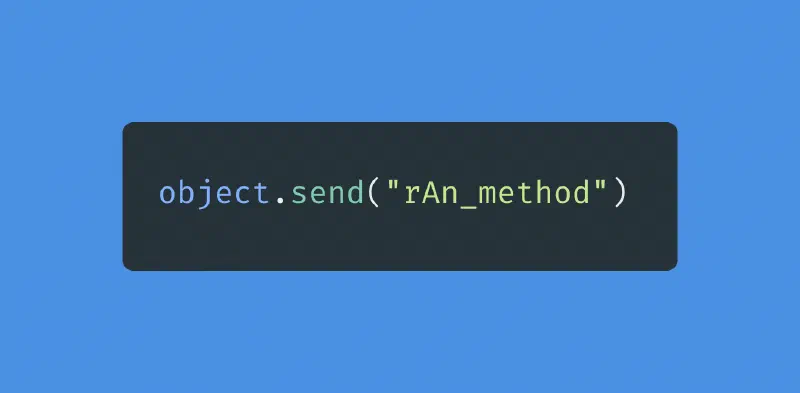 Small typo in the method name!
