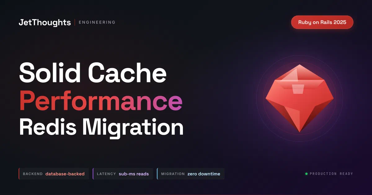 Rails 8 Solid Cache performance and migration from Redis