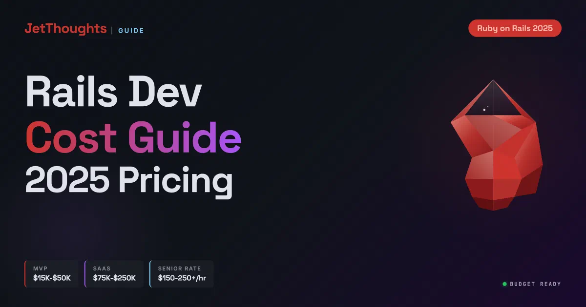 Ruby on Rails Development Cost Guide 2025: Complete Pricing Breakdown