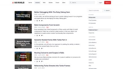 GoRails Screencasts