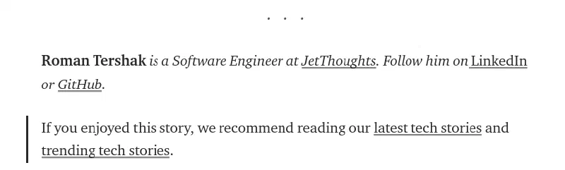 Roman Tershak’s footer for an article about cheap tests