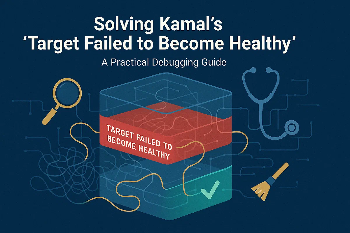 Solving Target Failed to Become Healthy Kamal Error: A Practical Debugging Guide