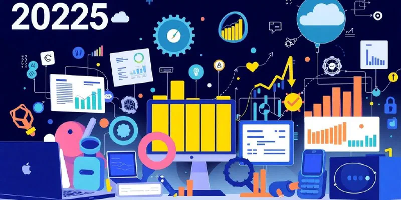 Colorful tech tools and gear illustrating development efficiency.