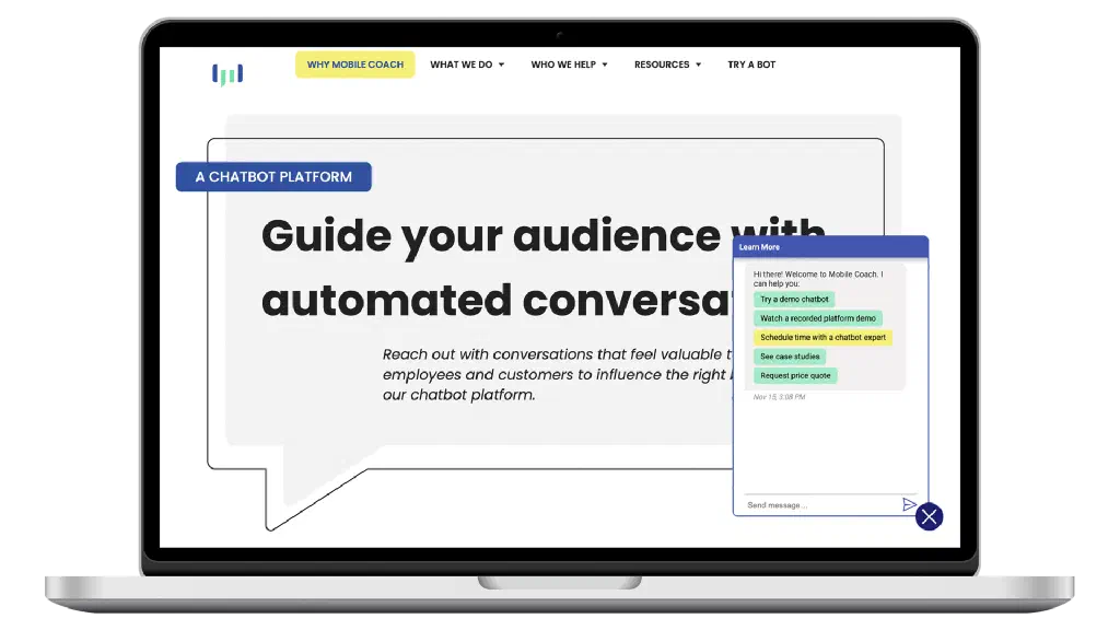 Mobile Coach Case Study: Scalable Development Solutions for Chatbot Platforms